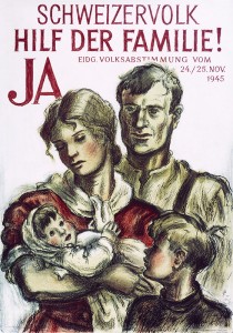 famille suisse 1945