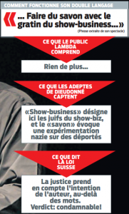 savon show business matin dieudonné