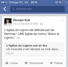 EgliseBrûlée du LignonFBApprobSocialo