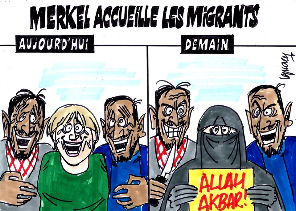 merkel-migrants